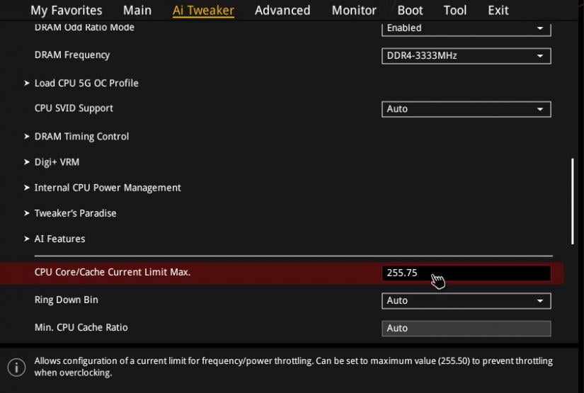 limit throttling