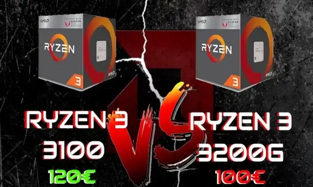 AMD Ryzen 3 3100 VS 3200G