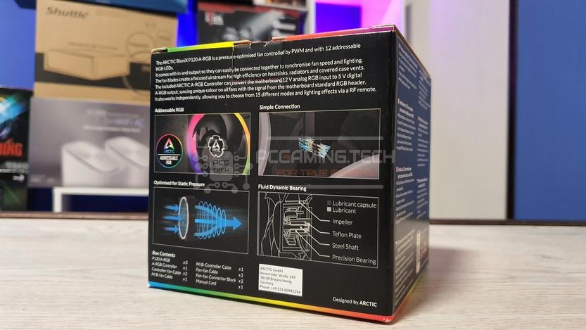 arctic bionix p120 a rgb bundle kit