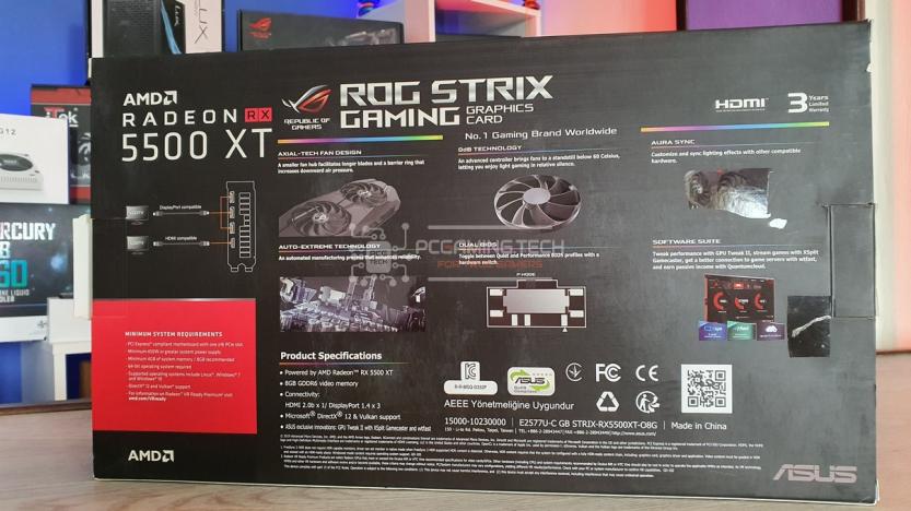 ROG STRIX RX5500XT O8G GAMING