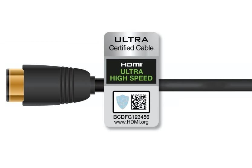 bollino anti contraffazione hdmi ultra high speed