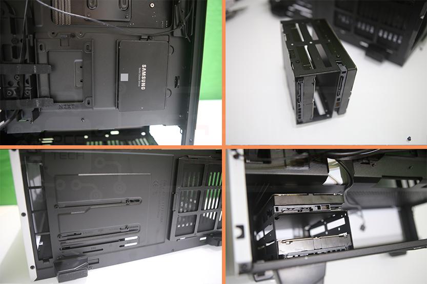 case h510i nzxt installazione hard disk