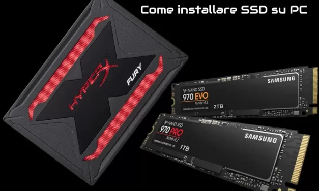 Come installare SSD su PC fisso