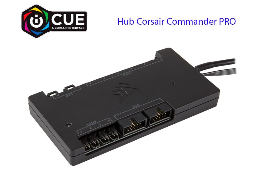 Corsair commander pro HUB ARGB fan e temperatura