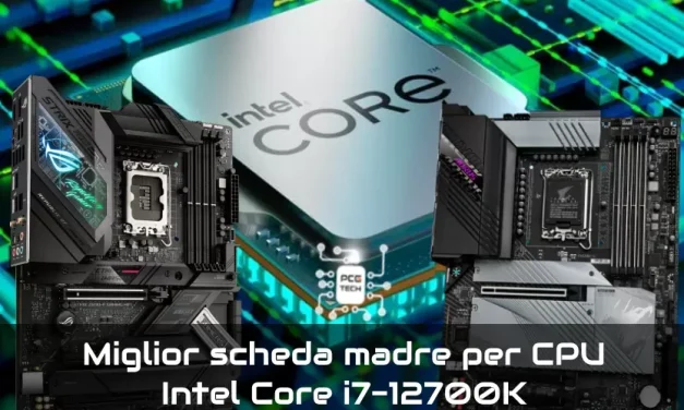 Miglior Scheda Madre per CPU Intel Core i7-12700K