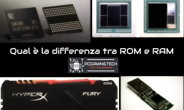 Qual è la differenza tra RAM e ROM