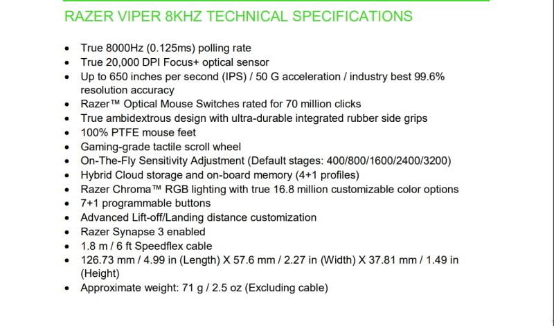 razer_viper_8khz_specification