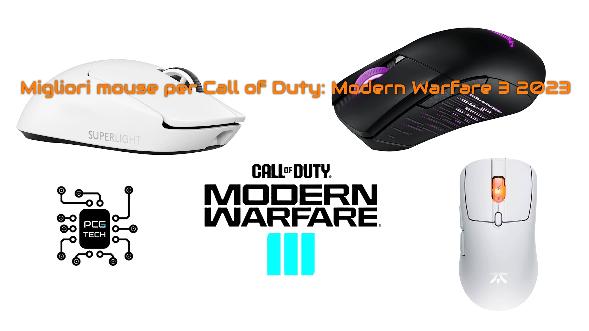 Migliori mouse per Call of Duty Modern Warfare 3 2023