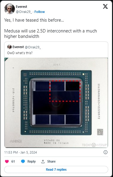 cpu amd ryzen zen 6 interconnect 2.5d