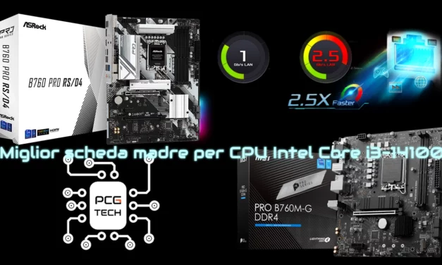 Miglior scheda madre per CPU Intel Core i3-14100