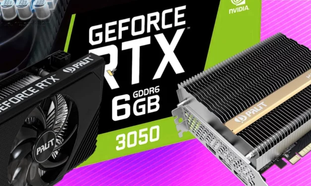 In arrivo una Palit RTX 3050 6GB Fanless