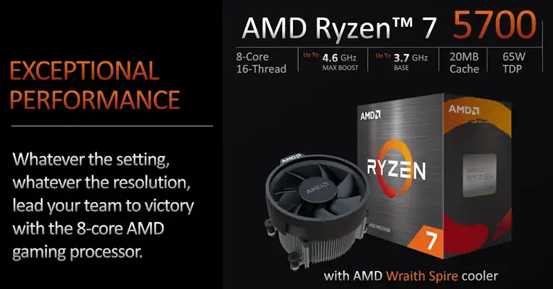 AMD Ryzen 7 5700 Spec CES