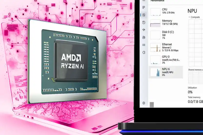 AMD lavora con Microsoft per visualizzare gli NPU nel task manager copertina