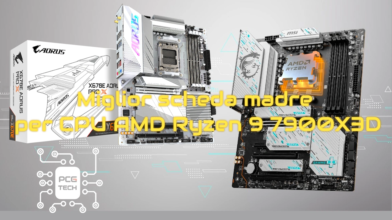 Miglior scheda madre per CPU AMD Ryzen 9 7900X3D