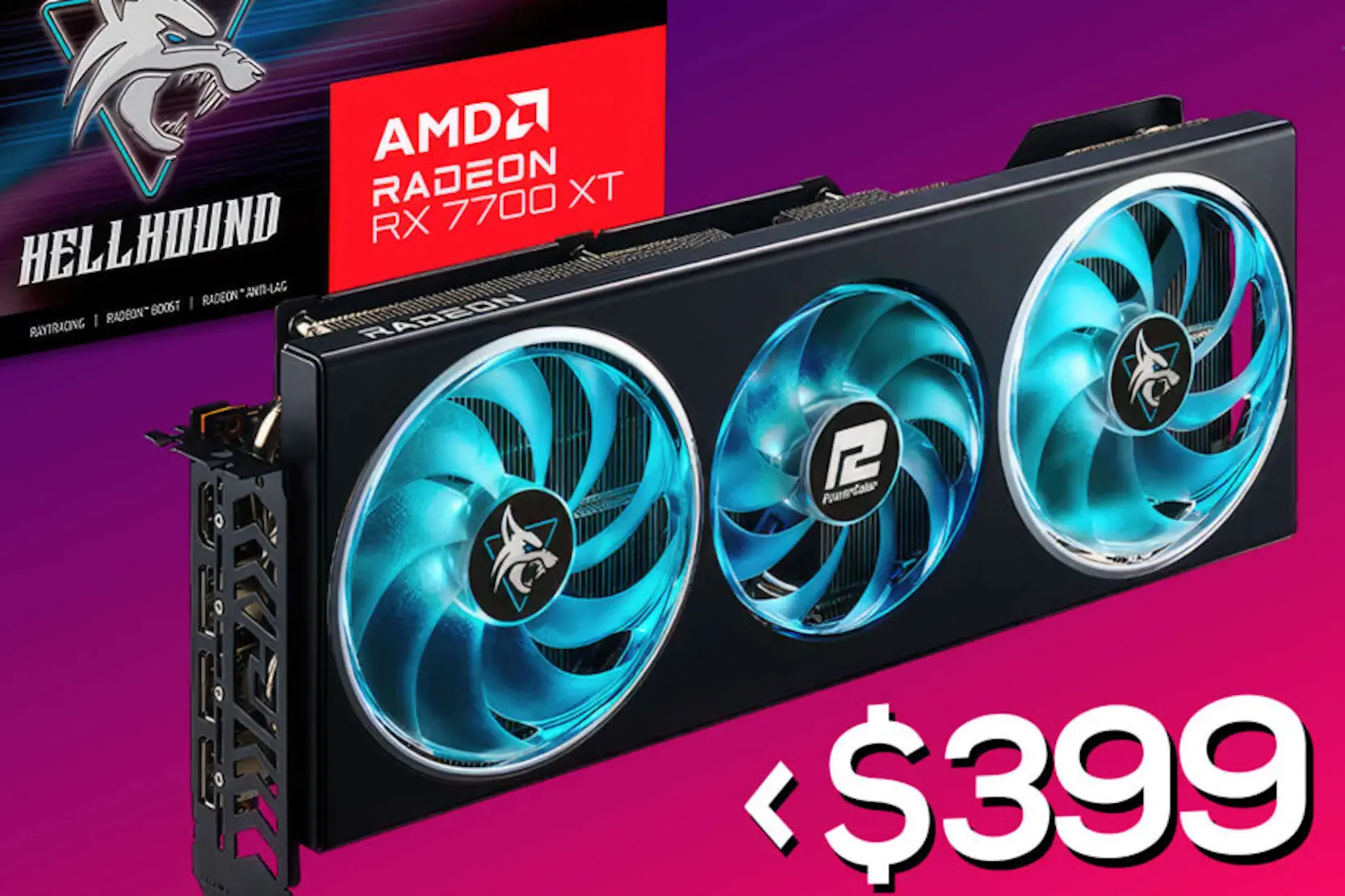 AMD radeon RX 7700 XT a 399 dollari copertina