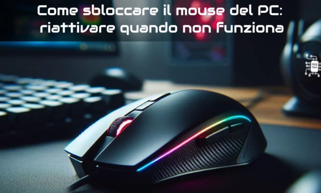 Come sbloccare il mouse del PC