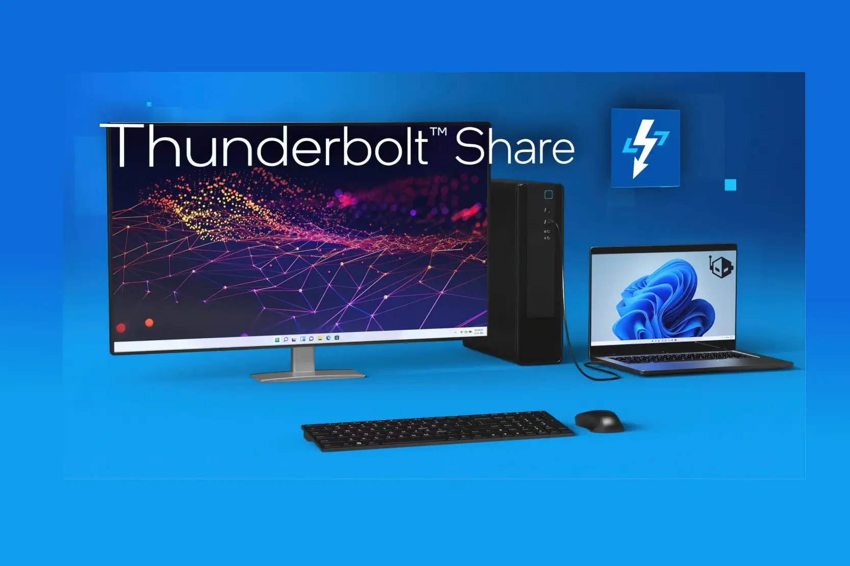 Intel Thunderbolt share: come connettere due pc in maniera facile