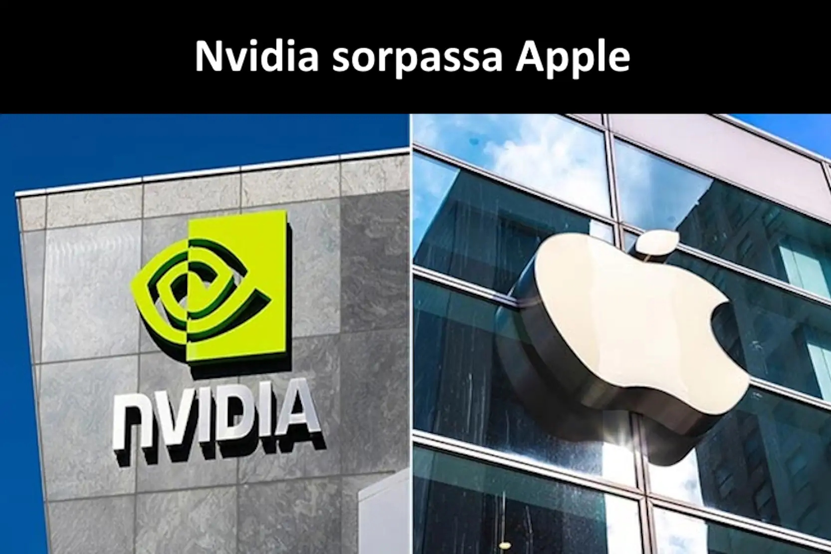 Nvidia sorpassa apple e diventa la seconda azienda al mondo