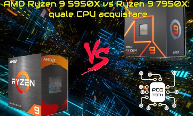 AMD Ryzen 9 5950X vs Ryzen 9 7950X: quale CPU acquistare