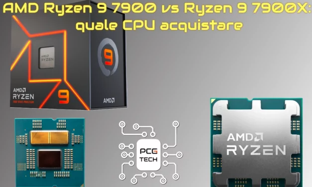 AMD Ryzen 9 7900 vs Ryzen 9 7900X: quale CPU acquistare