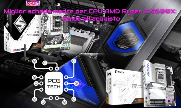 Miglior scheda madre per CPU AMD Ryzen 5 9600X: Guida all’acquisto