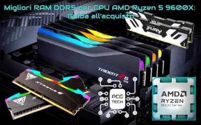 Migliori RAM DDR5 per CPU AMD Ryzen 5 9600X: Guida all’acquisto