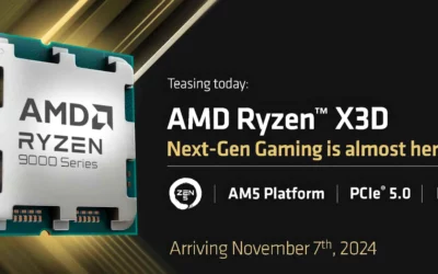 AMD Ryzen 7 9800X3D verrà lanciato sul mercato il 7 novembre