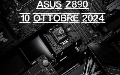 Mainboard Asus Z890 in arrivo il 10 ottobre