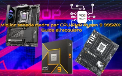 Miglior scheda madre per CPU AMD Ryzen 9 9950X: Guida all’acquisto