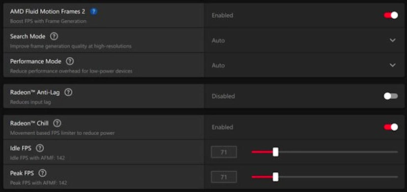 amd afmf2 settings