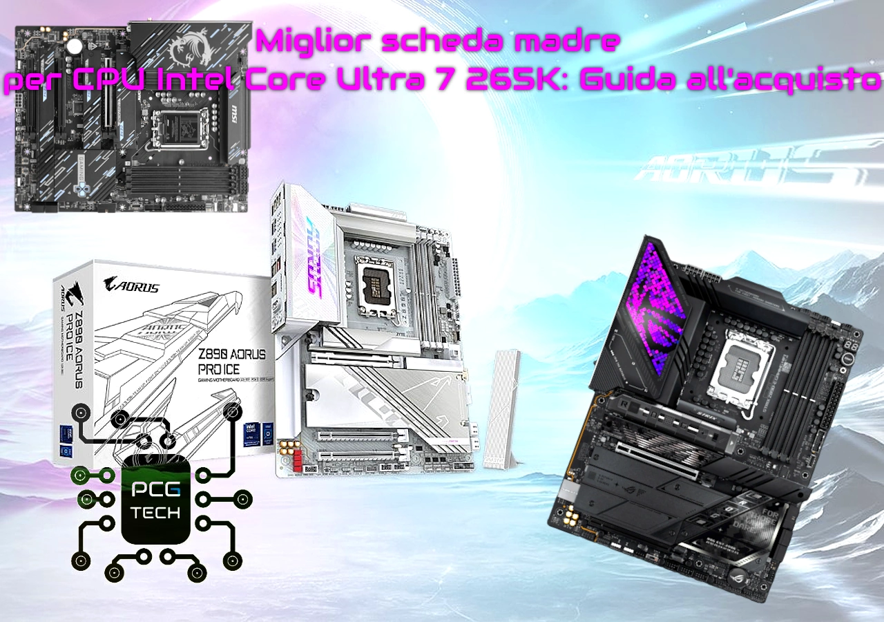 Miglior scheda madre per CPU Intel Core Ultra 7 265K Guida all'acquisto