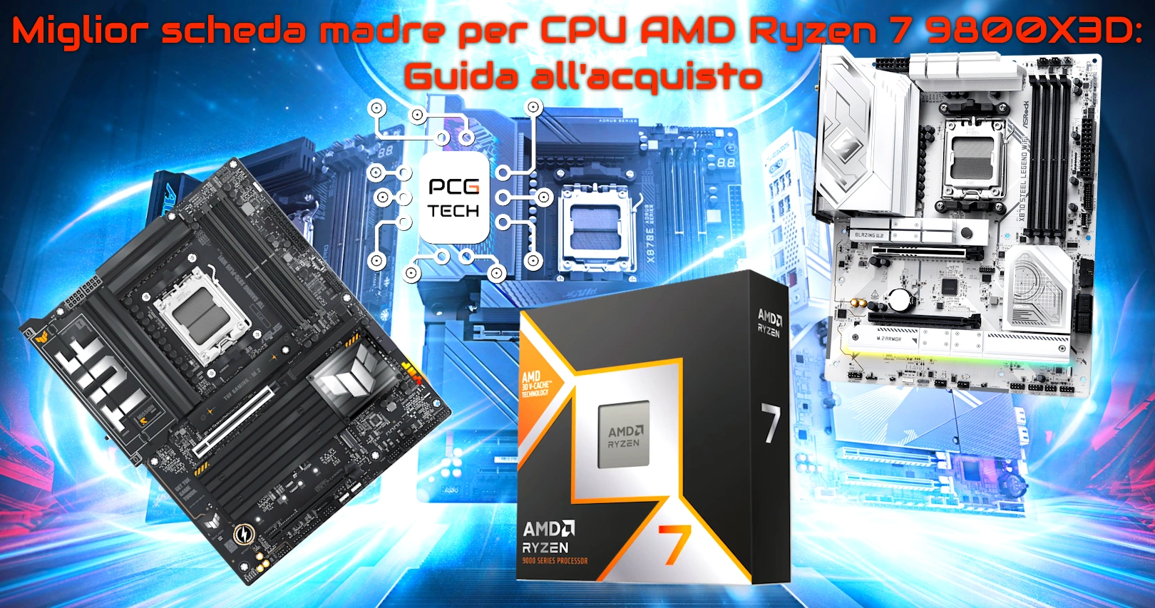 Miglior scheda madre per CPU AMD Ryzen 7 9800X3D Guida all'acquisto