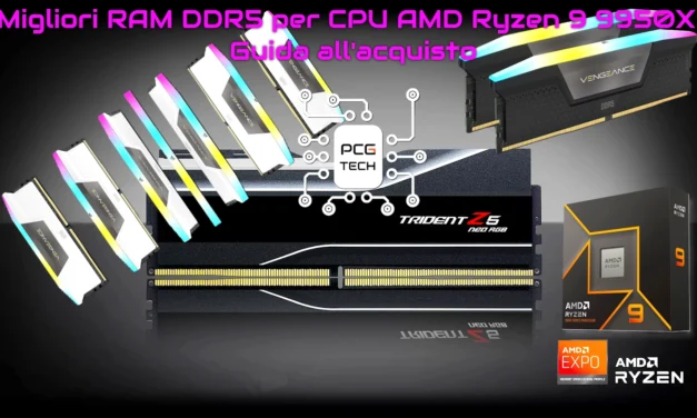 Migliori RAM DDR5 per CPU AMD Ryzen 9 9950X: Guida all’acquisto