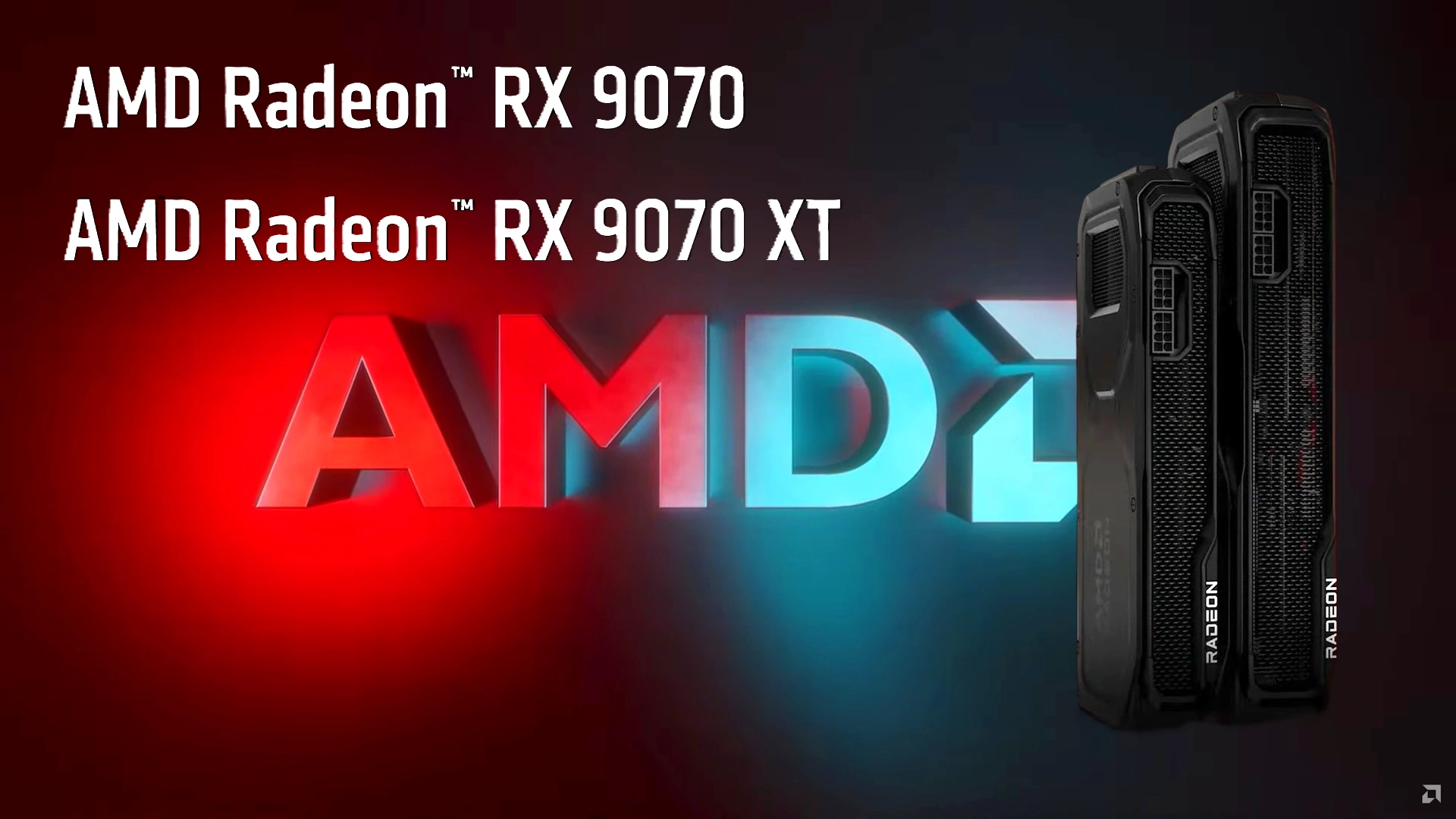 AMD presenta le Radeon RX 9070 e 9070 XT