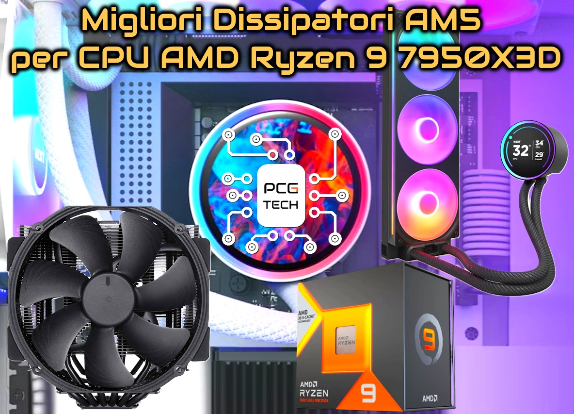 Migliori Dissipatori AM5 per CPU AMD Ryzen 9 7950X3D Guida all'acquisto