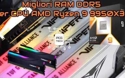 Migliori RAM DDR5 per CPU AMD Ryzen 9 9950X3D: Guida all’acquisto