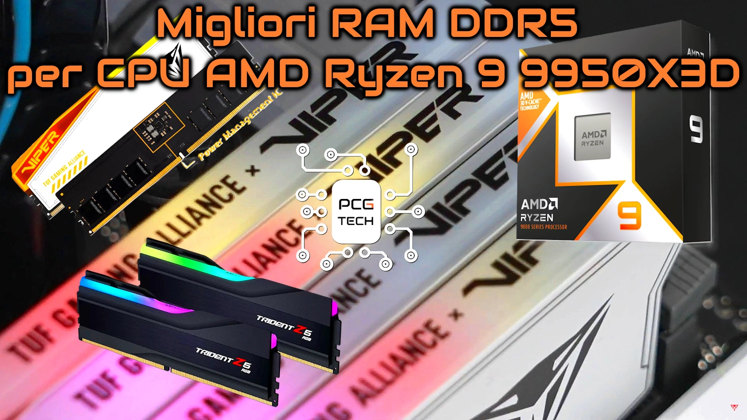 Migliori RAM DDR5 per CPU AMD Ryzen 9 9950X3D Guida all'acquisto